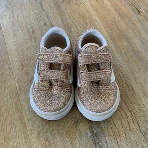 Toddler Vans Rose Gold NWOT